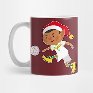 Senegal football Christmas elf. Football World Cup soccer t-shirt Mug